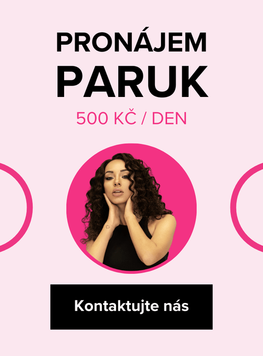 Pronájem paruk v Praze za 500 Kč / den